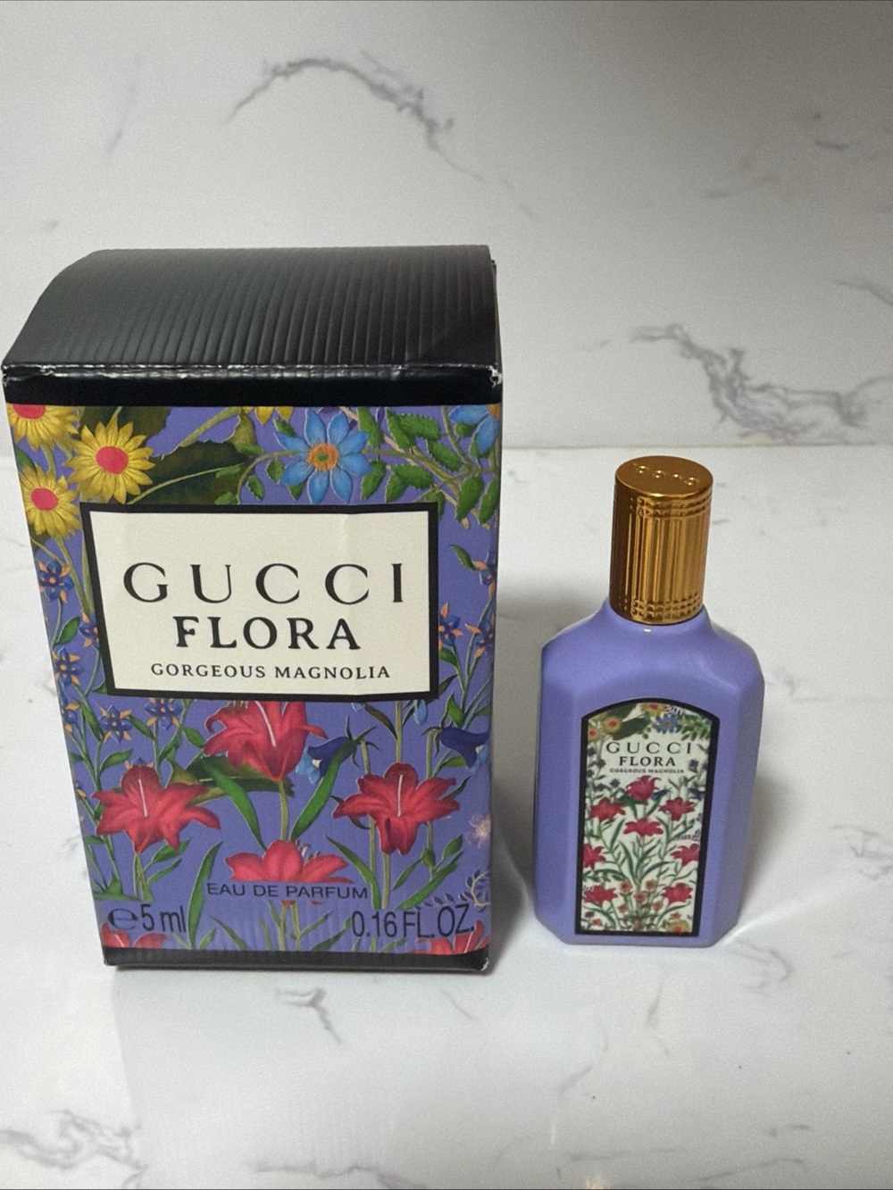 NEW GUCCI FLORA GORGEOUS MAGNOLIA WOMENS : EDP Dabber Travel MINIATURE .16 fl oz